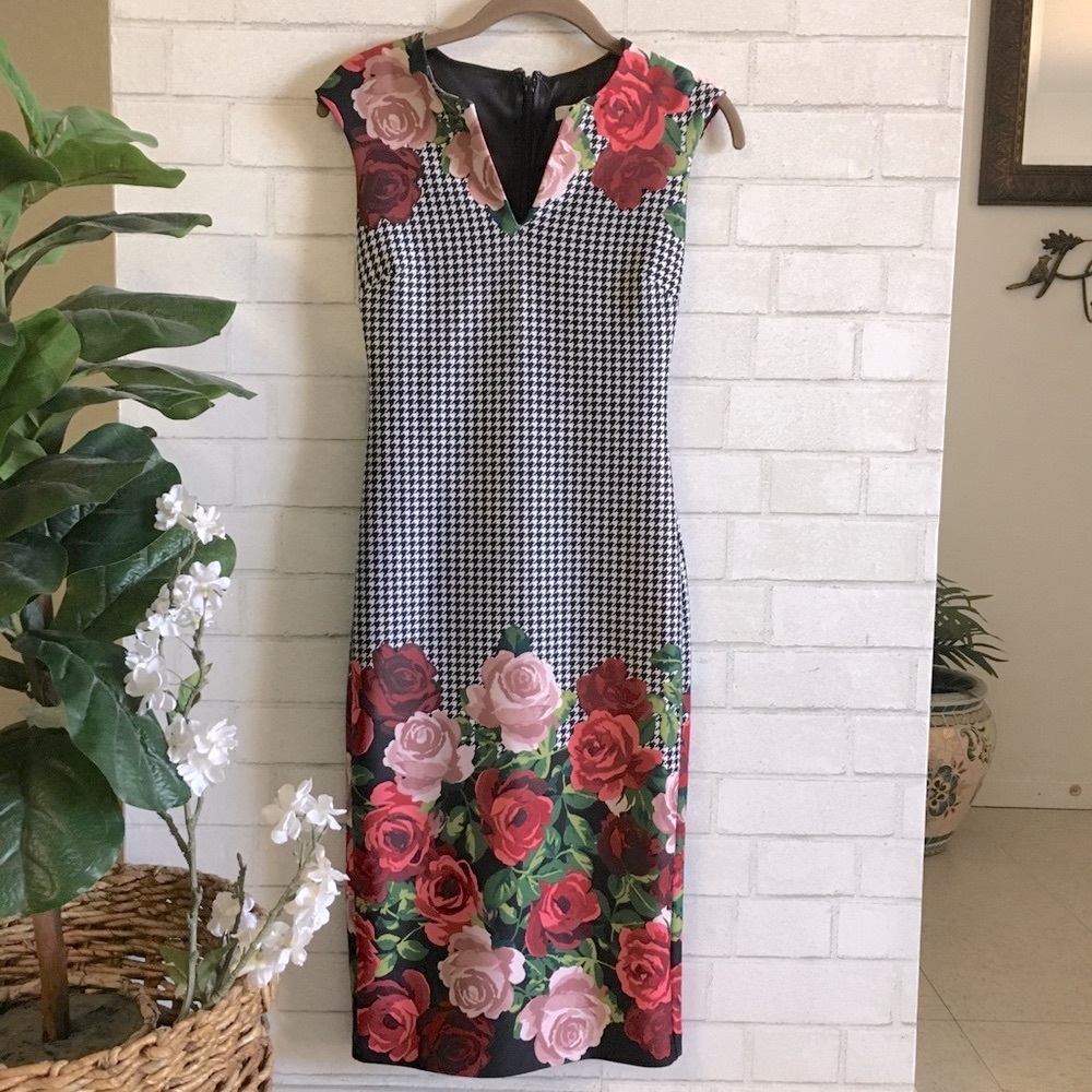 New York & Company Floral Sheath Dress
